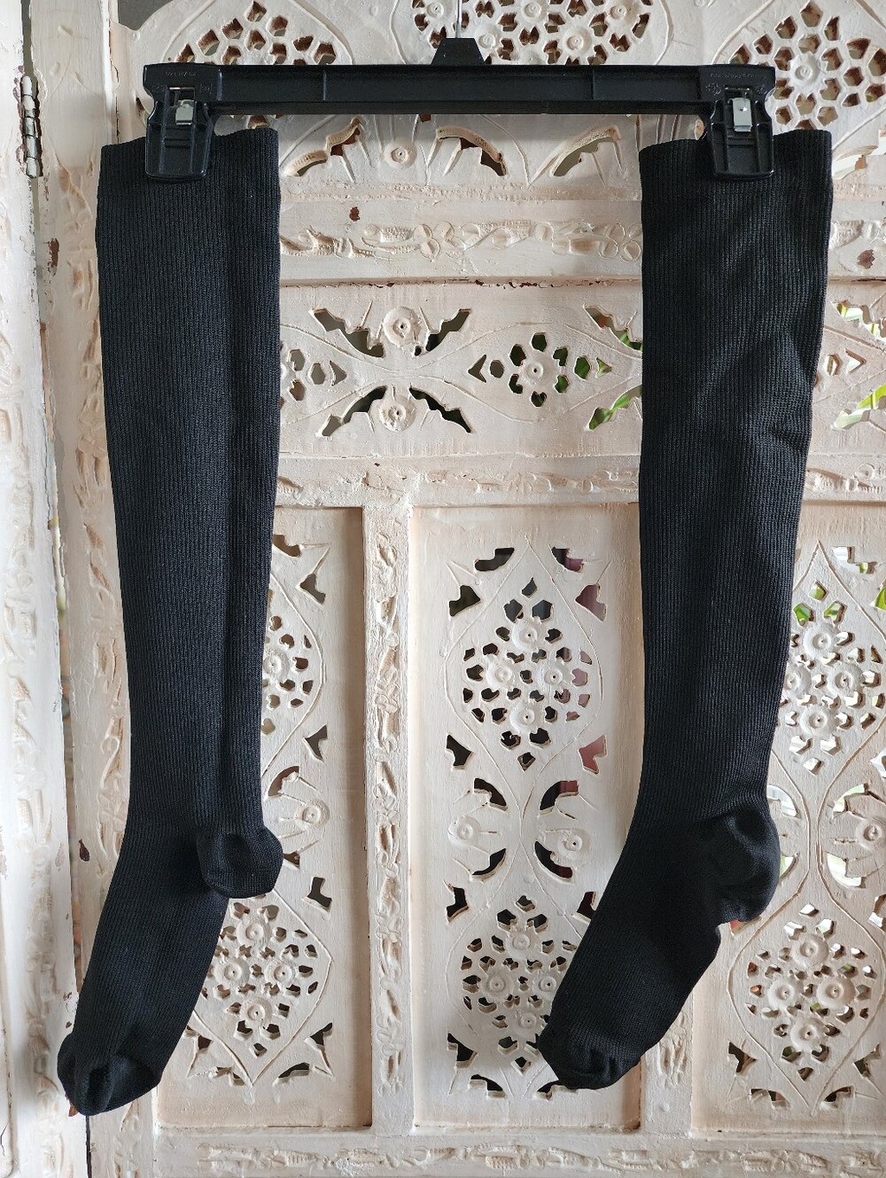 NWOT Black Knee High Socks- Womens Size 8-10